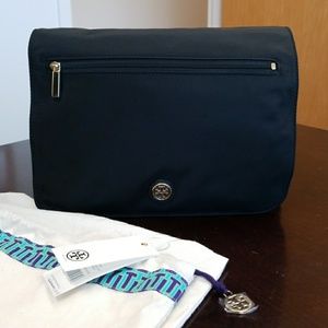 Tory Burch Nylon Travel Flap Messenger Bag